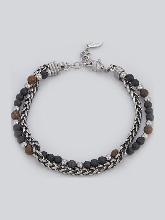 Men's Handcuff Bracelet Made of Stainless Steel