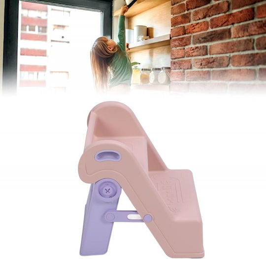Little Mom Foldstep Suport Pentru Copii Roz Pliabil Cu Două Trepte Compact Design Ergonomic Mâner Integrat Accesoriu Practic Detasabil