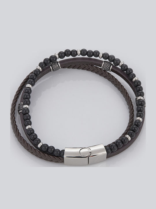 Men's Leather Handcuffs Bracelet