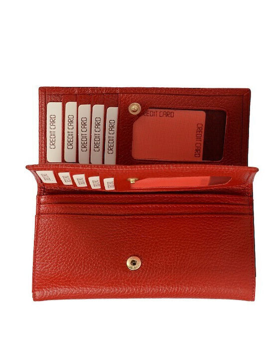 Leder Damenbrieftasche Tabac AG286-286-Tabac