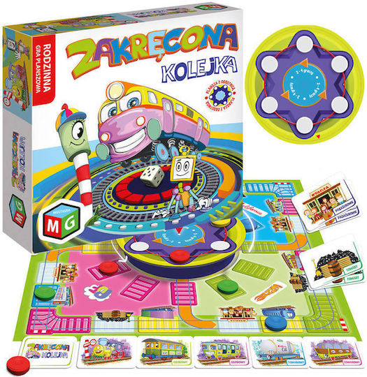 Board Game Twisted Roller Coaster for 2-4 Players 5+ Years Old (PL) Multigra