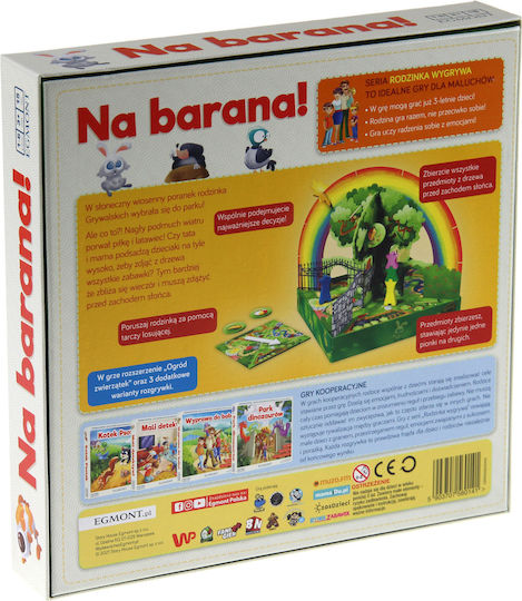 Board Game On The Ram for 1-6 Players 3+ Years Old (PL) Egmont