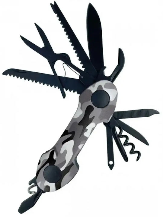 Munkees Pocket Knife Camou Grey 2579-grey