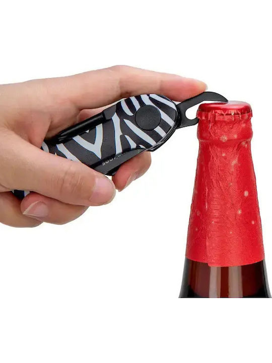 Munkees Mehrzweckwerkzeug Messer Zebra 2548