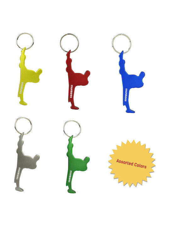 Munkees Athlete Bottle Opener Martial Arts Keychain 3499