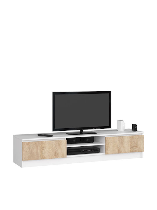 Stand TV Alb L160xA40xÎ33cm