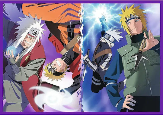 Trefl Puzzle Naruto Shippuden Adventures Naruto Uzumaki 4x250 Pieces 13339
