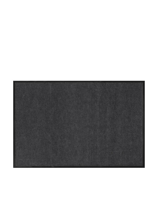Pată de Intrare Antiderapant Negru 120x80 cm Grosime 4 mm