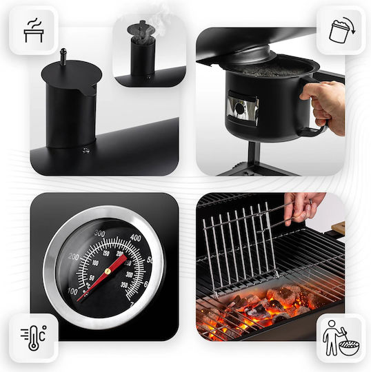 Smartic Charcoal Grill with Thermometer