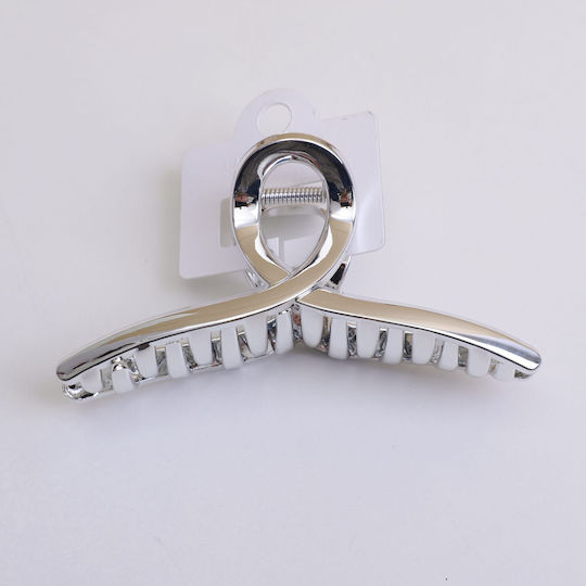 Clamă Acrilică De Păr – Model Încrucișat 13 Cm