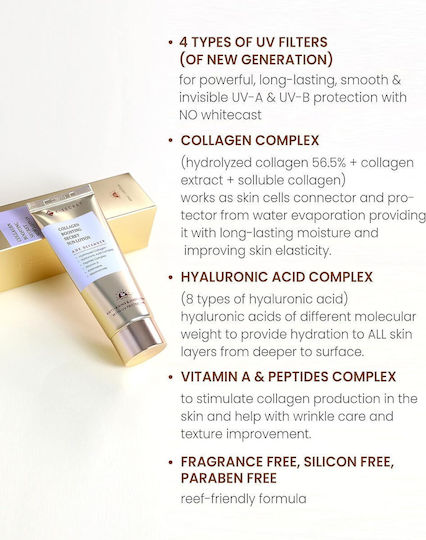 K-Secret Collagen Boosting Слънцезащитен Лосион SPF50+ 60ml