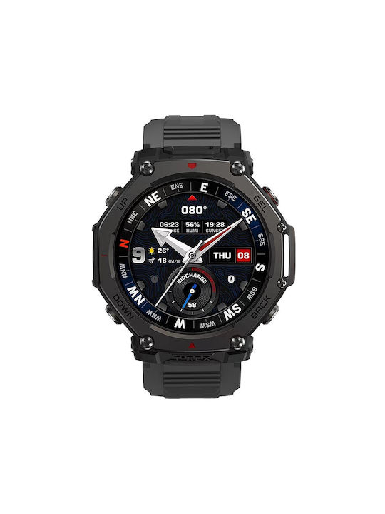 Λουράκι Θήκη Σιλικόνης σε Μαύρο χρώμα για Xiaomi Amazfit T-rex 3 Pro