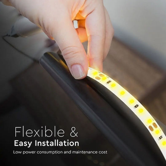 V-TAC LED Strip 24V Natural White Light 10m SMD2835 Type
