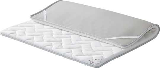 Bio Mattress Topper Double Foam Strapped 140x200x4cm