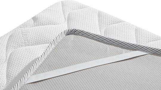 Bio Mattress Topper Double Foam with Strapped Fit 120x200x4cm