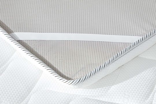 Bio Mattress Topper Double Foam with Strapped Fit 120x200x4cm