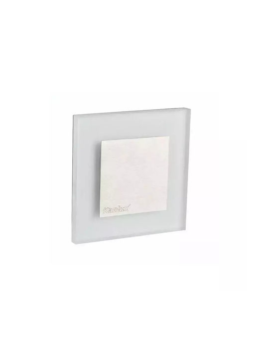 Kanlux Осветително тяло За стена LED Бял 6x6x6см.