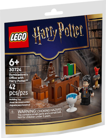 LEGO Harry Potter Офисът на Дъмбълдор с Harry Potter за 6+ Години 42 Бройки