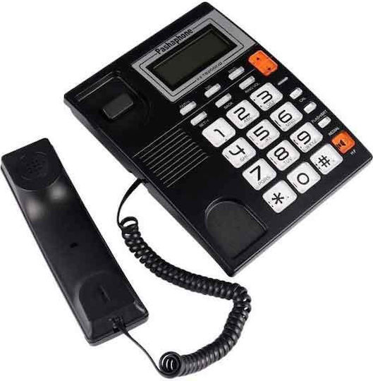 Pashaphone Жичен Офисен Телефон за Възрастни Червен TOPF-211686