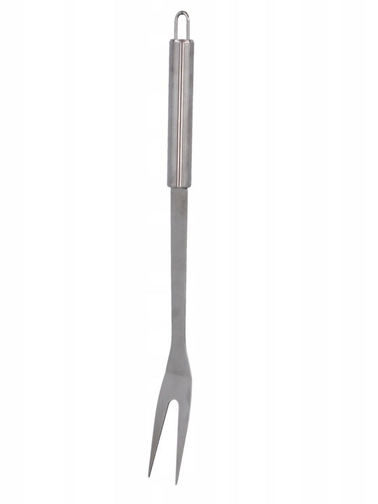 Set 3 Ustensile din Oțel Inoxidabil pentru Grătar Spatulă Furculiță Clește Husă