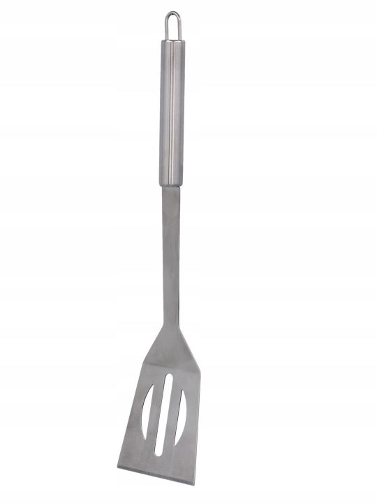 Set 3 Ustensile din Oțel Inoxidabil pentru Grătar Spatulă Furculiță Clește Husă