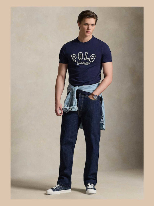 Western T-shirt Navy 710P07349001