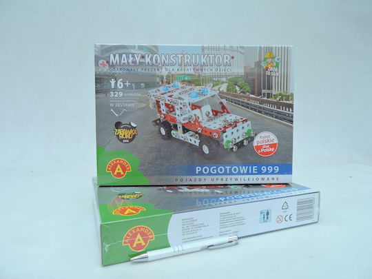 Alexander Toys Конструктори Little Constructor Emergency 999 за 8+ Години 329 Бройки