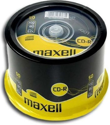 Maxell Recordable CD-R 52x 700MB Cake Box 50pcs