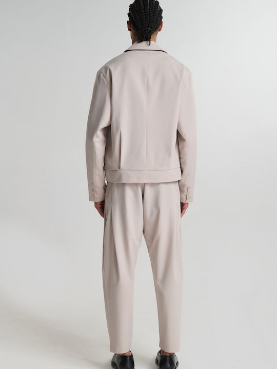 Pantaloni Tapered Bej
