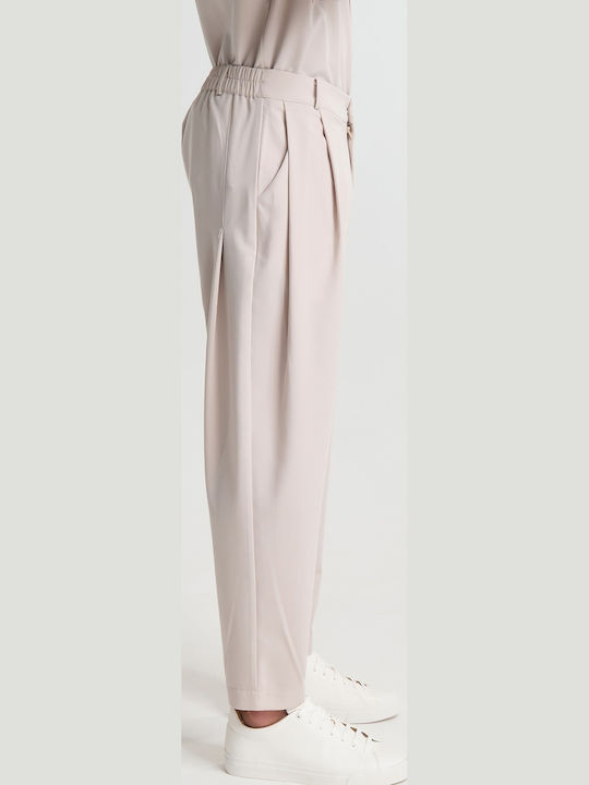 Pantaloni Tapered Bej