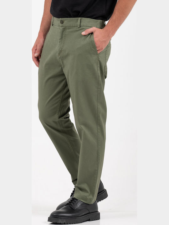 Herrenhosen Elastische Lose Khaki