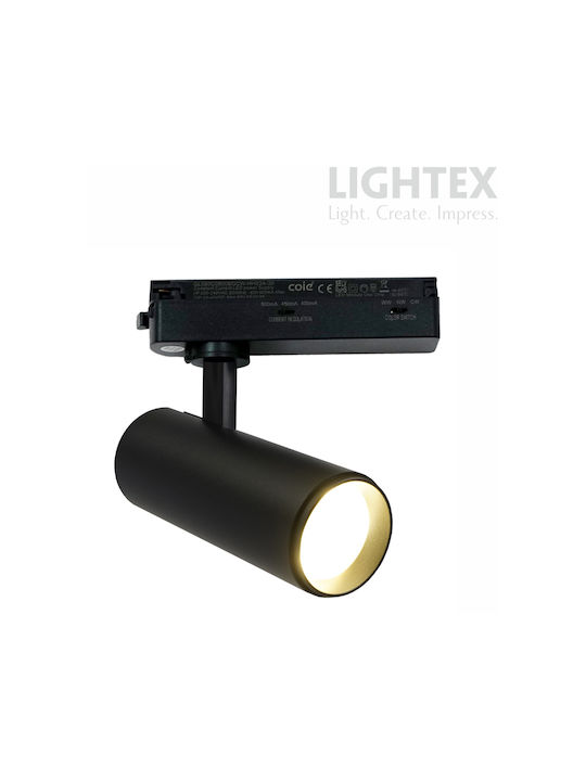 Lightex LED Σποτ σε Μαύρο Χρώμα
