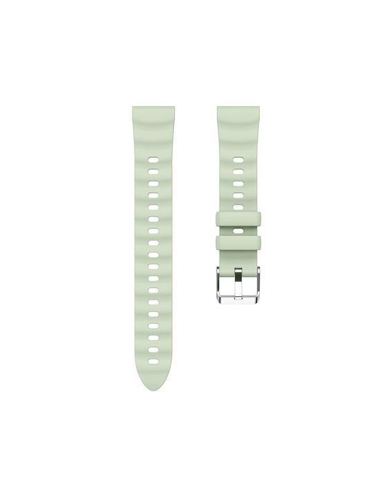 Silicone Strap Silver (Xiaomi Watch S4 41mm Huawei Watch GT 6 41mm)