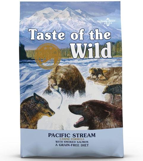 Taste Of The Wild Pacific Stream 5.6kg Dry Food Gluten-Free for Adult Dogs with Salmon