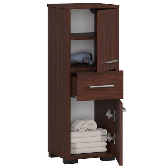 Akord Furniture Factory Coloană Baie de Pardoseală M30xA30xÎ85cm Wenge