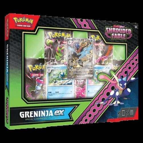 Pokemon Greninja Ex Scarlet & Violet Booster Pack Shrouded Fable Special Illustration (EN)