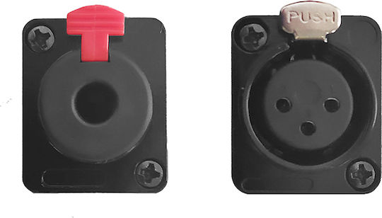 Audio Master Конвертор XLR / 6.3mm мъжки към XLR / 6.3mm женски 1бр 00.000862