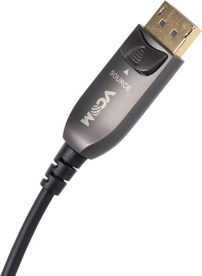 Vcom D3751-15.0m Cable From Displayport M To Displayport M 15m Black