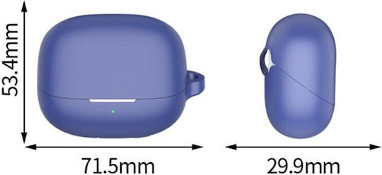 Θήκη Σιλικόνης με Γάντζο σε Ροζ χρώμα για Xiaomi Buds 5 Pro