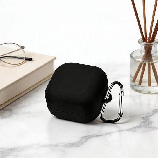 Husă Din Silicon Cu Cârlig În Culoare Albastru Deschis Pentru Galaxy Buds4 / 4 Pro