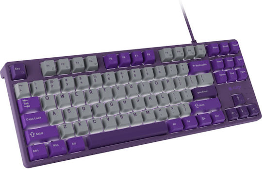 Fury Kanabo K2 Gaming Mechanical Keyboard with Illuminated Keys (English US) Grey/Violet