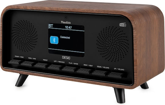 Audizio DESIO Настолен Радиоприемник DAB+ Тъмен Дървен