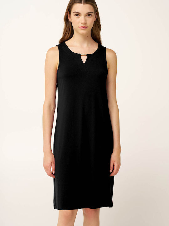 Sommer Damenkleid Schwarz