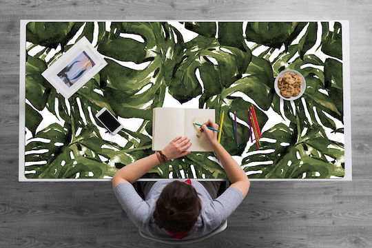 Schreibtischunterlagen Vinyl Design Robustheit Blatt Tera 120x60 cm