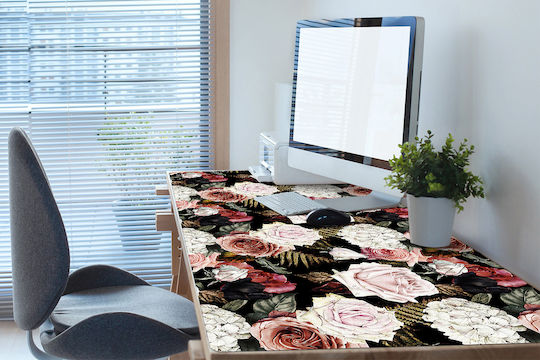 Tăvi Pentru Birou Vinil Design Rezistență Baroc Flori 100x50 Cm