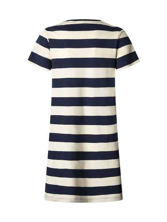 Καλοκαιρινό Mini T-shirt Φόρεμα Σκουρο Μπλε