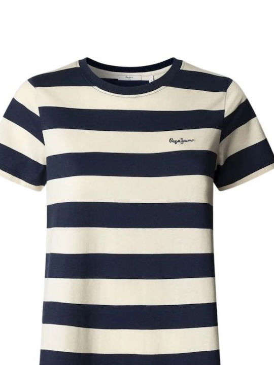 Καλοκαιρινό Mini T-shirt Φόρεμα Σκουρο Μπλε
