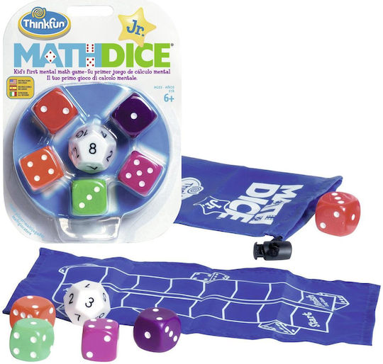 Επιτραπέζιο Παιχνίδι Math Dice Jr για 2+ Παίκτες 6+ Ετών (EN) Think Fun