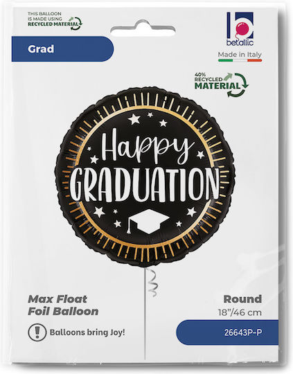 18"" Μπαλόνι Στρογγυλό Happy Graduation