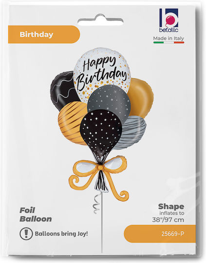38"" Balloon Bouquet Happy Birthday